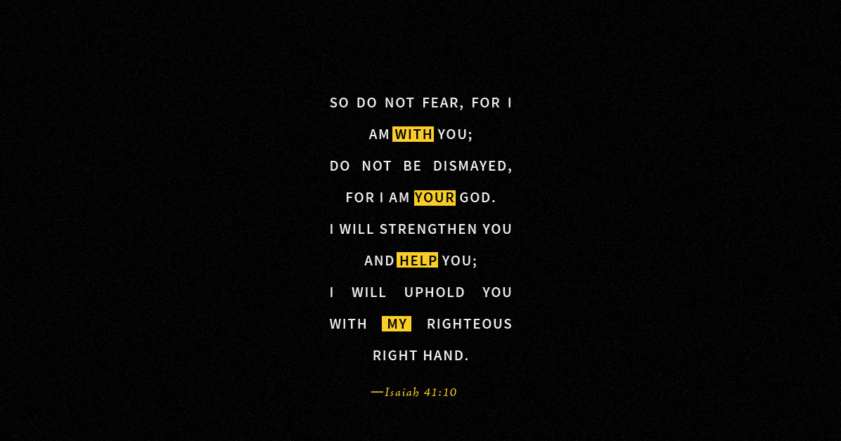 do not fear bible verses